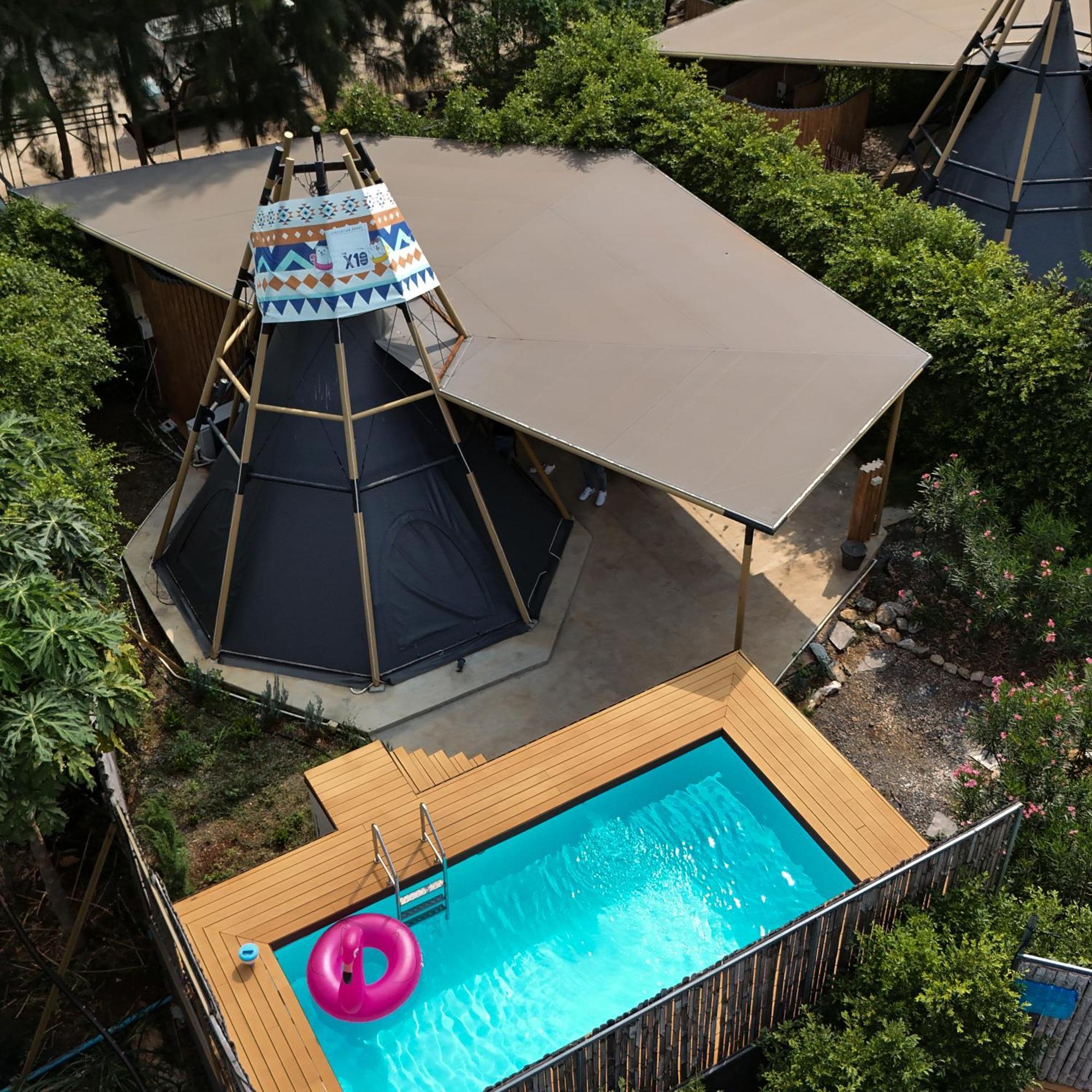 The X10 Nordic Tent And Glamping Pool Villa Khaoyai เขาใหญ่ - Sha Certified Ban Thung Sawang Екстериор снимка